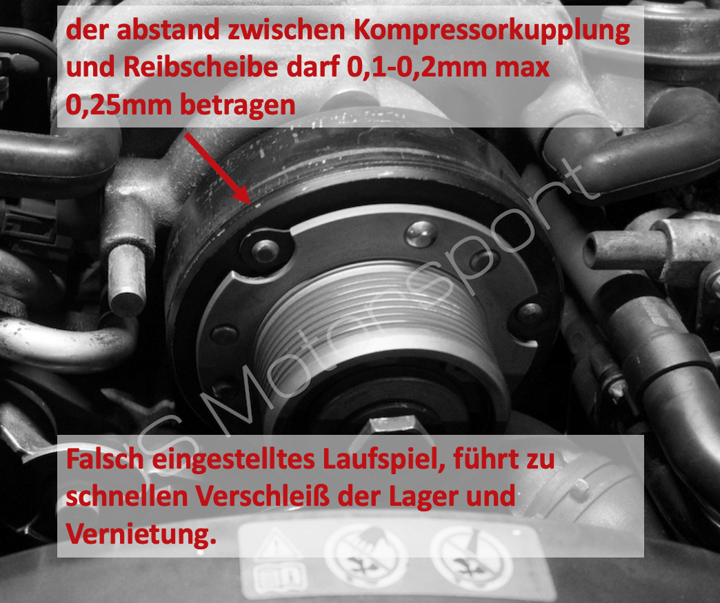 Laufspiel Amg Kompressor Riemenscheibe M113ml